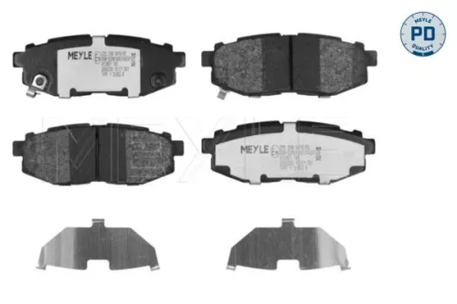 MEYLE Brake Pad Set, disc brake (025 248 5416/PD)