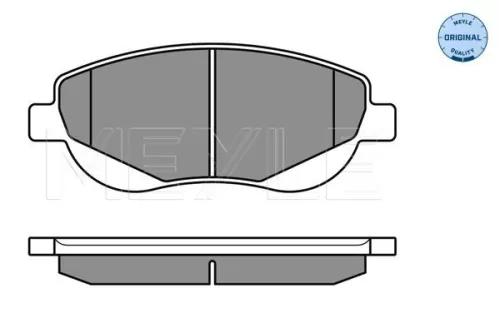 MEYLE Brake Pad Set, disc brake (025 249 4619/W)