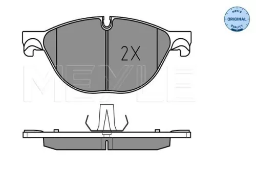 MEYLE Brake Pad Set, disc brake (025 250 4519)