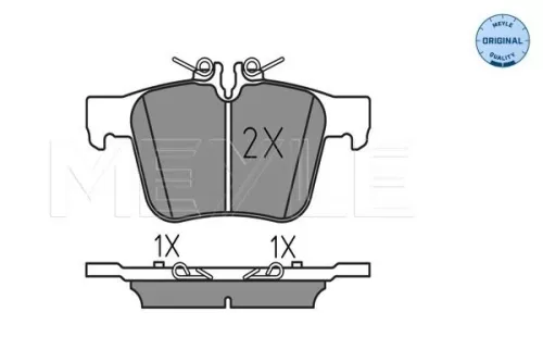 MEYLE Brake Pad Set, disc brake (025 253 5416)