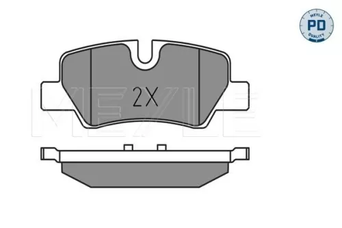 MEYLE Brake Pad Set, disc brake (025 259 8016/PD)