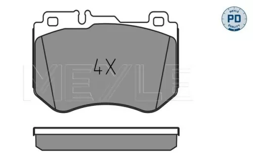 MEYLE Brake Pad Set, disc brake (025 259 9719/PD)