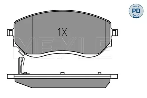 MEYLE Brake Pad Set, disc brake (025 226 6021/PD)