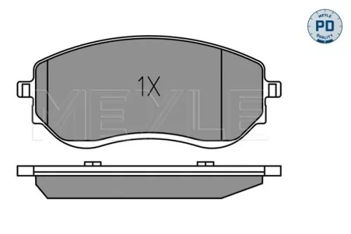 MEYLE Brake Pad Set, disc brake (025 226 6021/PD)