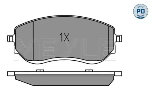 MEYLE Brake Pad Set, disc brake (025 226 6021/PD)