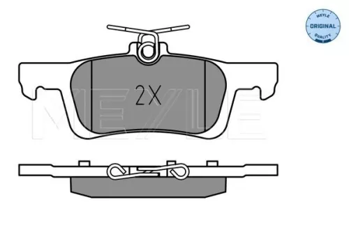 MEYLE Brake Pad Set, disc brake (025 228 0714)