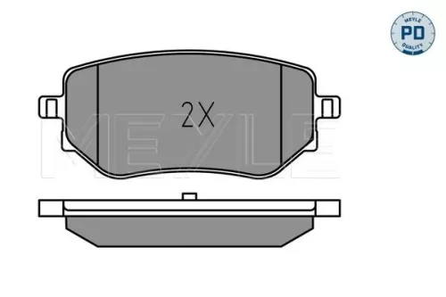 MEYLE MEYLE (025 228 6118/PD) Rear MEYLE Brake Pad Set 