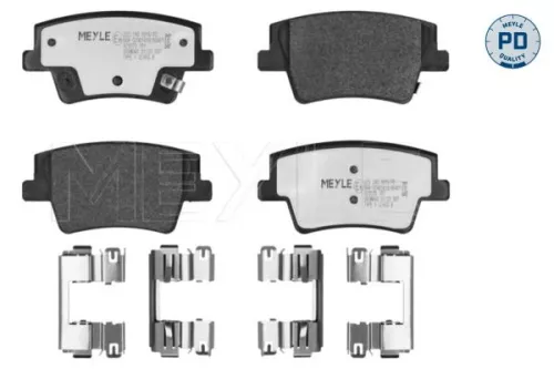 MEYLE Brake Pad Set, disc brake (025 240 0016/PD)