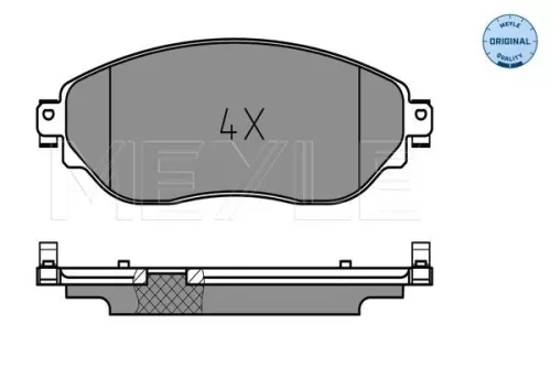 MEYLE Brake Pad Set, disc brake (025 220 8718)