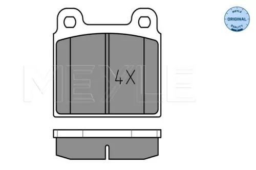 MEYLE MEYLE (025 200 1118) Front MEYLE Brake Pad Set 