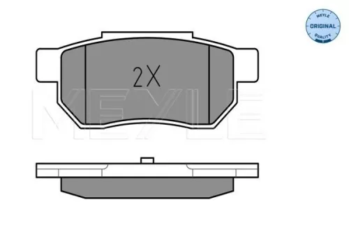 MEYLE Brake Pad Set, disc brake (025 213 1313/W)