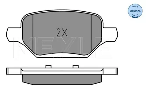 MEYLE Brake Pad Set, disc brake (025 229 3017)