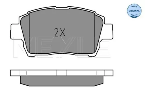 MEYLE Brake Pad Set, disc brake (025 235 1017)