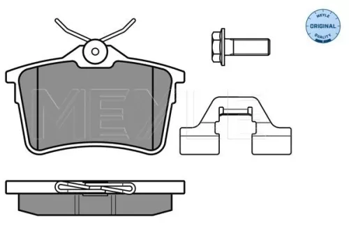MEYLE MEYLE (025 247 6516/W) Rear MEYLE Brake Pad Set 