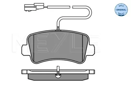 MEYLE MEYLE (025 251 1218/W) Rear MEYLE Brake Pad Set 