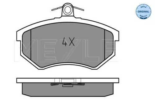 MEYLE Brake Pad Set, disc brake (025 206 6919)