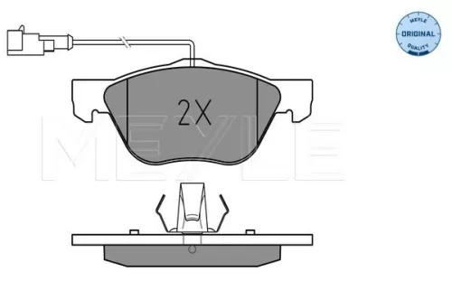 MEYLE Brake Pad Set, disc brake (025 216 3619/W)