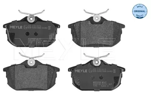 MEYLE Brake Pad Set, disc brake (025 218 6115)