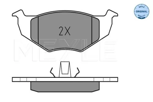 MEYLE Brake Pad Set, disc brake (025 218 6617)