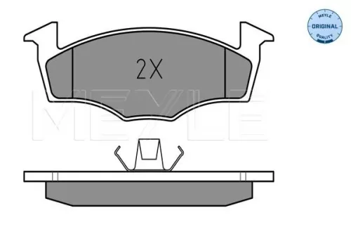 MEYLE Brake Pad Set, disc brake (025 218 6617)