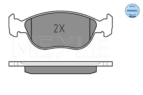 MEYLE Brake Pad Set, disc brake (025 219 2818)