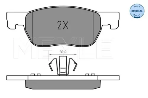 MEYLE MEYLE (025 223 4220) Front MEYLE Brake Pad Set 