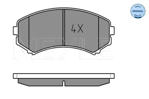 MEYLE Brake Pad Set, disc brake (025 234 8816/W)