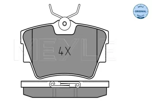 MEYLE MEYLE (025 239 8017) Rear MEYLE Brake Pad Set 