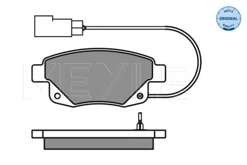 MEYLE Brake Pad Set, disc brake (025 244 8617/W)