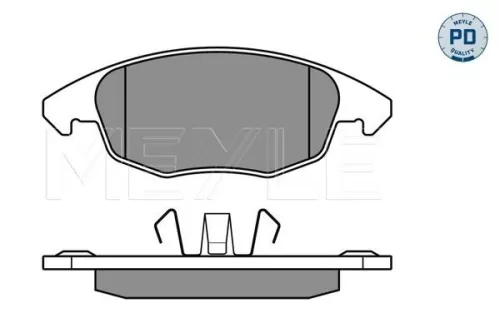 MEYLE Brake Pad Set, disc brake (025 245 3818/PD)