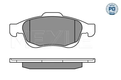 MEYLE Brake Pad Set, disc brake (025 245 3818/PD)