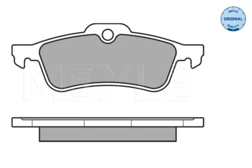 MEYLE Brake Pad Set, disc brake (025 245 7415/W)