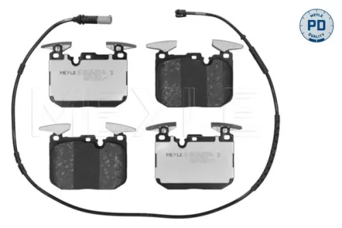 MEYLE Brake Pad Set, disc brake (025 250 2818/PD)