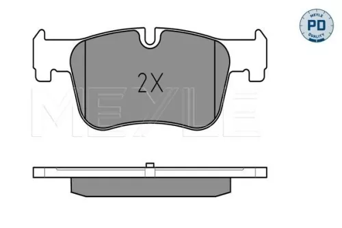 MEYLE Brake Pad Set, disc brake (025 255 0618/PD)