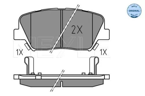 MEYLE MEYLE (025 257 5717) Front MEYLE Brake Pad Set 