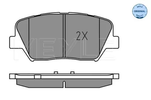 MEYLE MEYLE (025 257 5717) Front MEYLE Brake Pad Set 