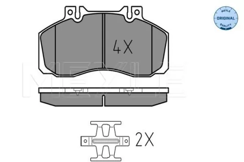 MEYLE Brake Pad Set, disc brake (025 298 3521)