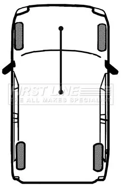 FIRST LINE FIRST LINE (FKB3041) Cable Pull, parking brake 