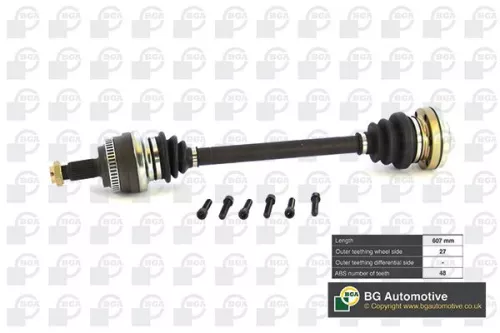 BGA BGA DS0900L Bga Rear Left Drive Shaft For Bmw 1 3 Series 