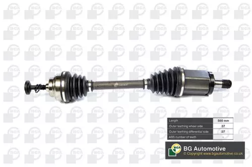 front axle left BGA Drive Shaft