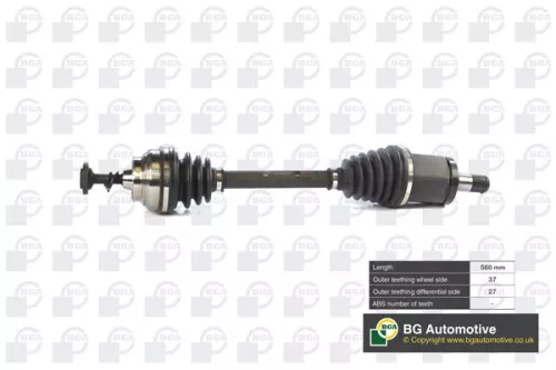 front axle left BGA Drive Shaft