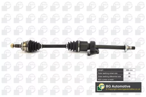 BGA BGA DS0909RA BGA DS0909RA Drive Shaft 