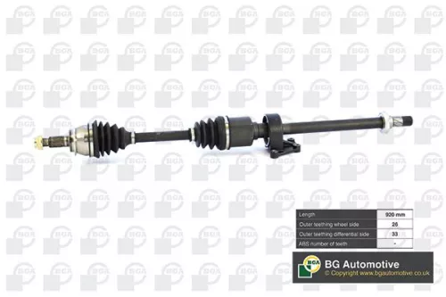 BGA DS0915R Drive Shaft