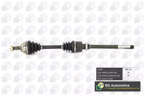 BGA DS1410R Drive Shaft