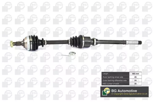 BGA DS1414RA Drive Shaft
