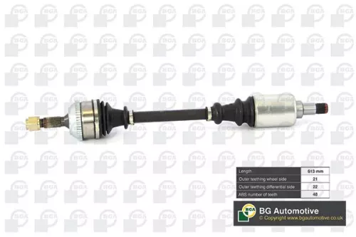 BGA BGA DS1416LA Bga Front Left Drive Shaft For Citroën Peugeot 106 Saxo 