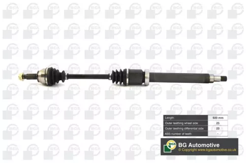 BGA BGA DS2304R Bga Front Right Drive Shaft For Ford Mazda 2 Fiesta Fusion 