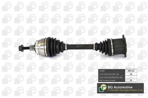 Bga Front Left Or Right Drive Shaft For Ford Seat Vw Alhambra Galaxy Sharan