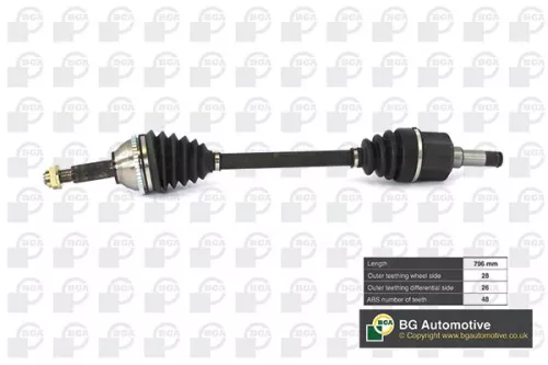 BGA BGA DS2320LA BGA DS2320LA Drive Shaft 