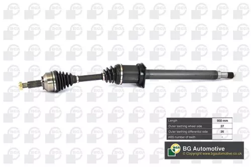 BGA DS3300R Drive Shaft
